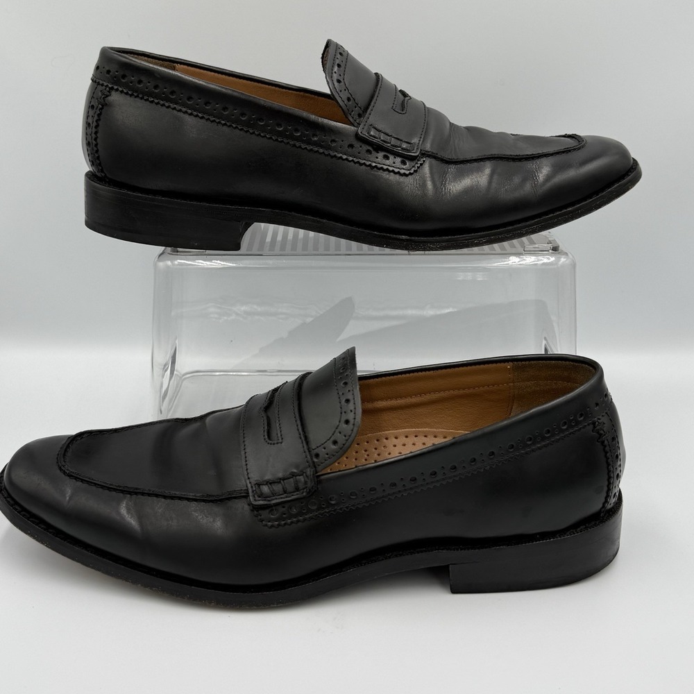 Cole Haan Grand.OS Mens 10.5‎ M Black Leather Penny Loafer